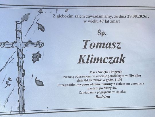 Zmarł Tomasz Klimczak