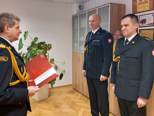 Zmiany kadrowe w Komendzie Powiatowej Państwowej Straży Pożarnej w Oławie