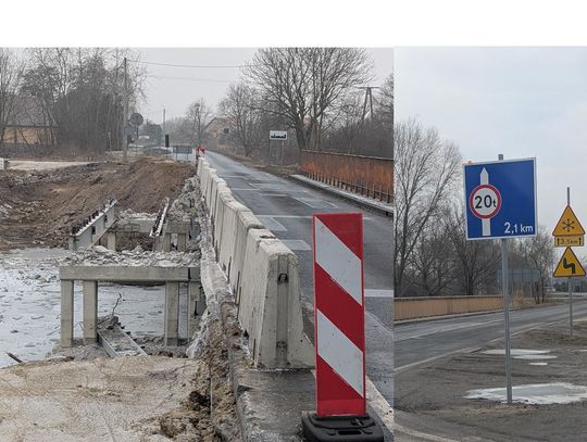 Zostało już tylko pół mostu. Jest kolejne ograniczenie