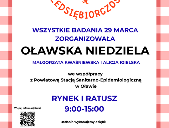 Zrób badania podczas Oławskiej Niedzieli