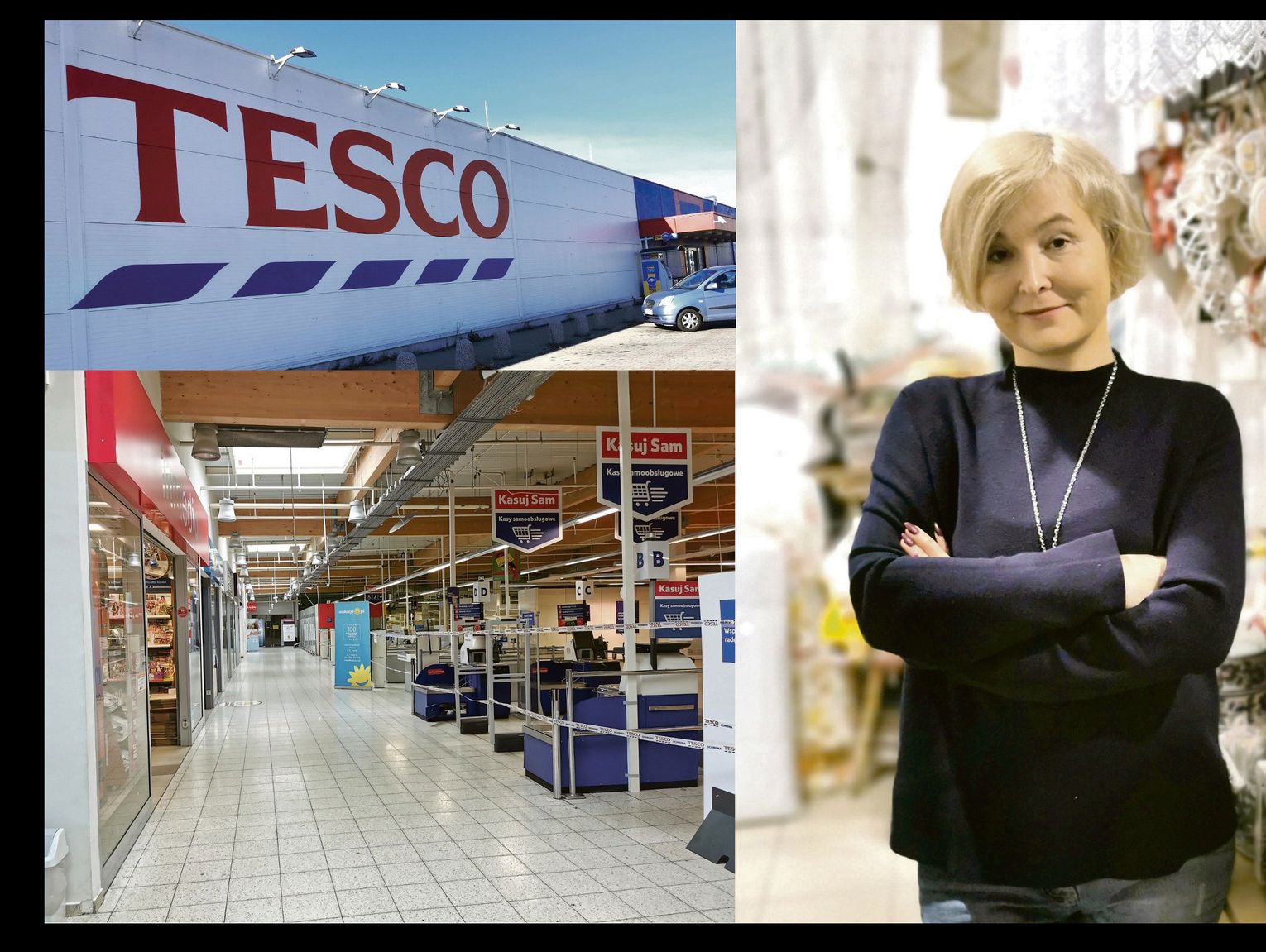 Tesco już nie ma, ale... w środku są inni i mówią: - To jest dramat!