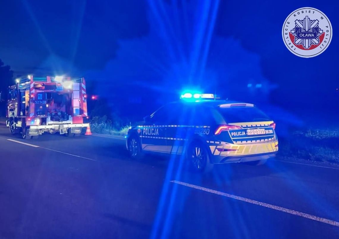 Zderzył się ze skodą.  35-letni motocyklista nie żyje