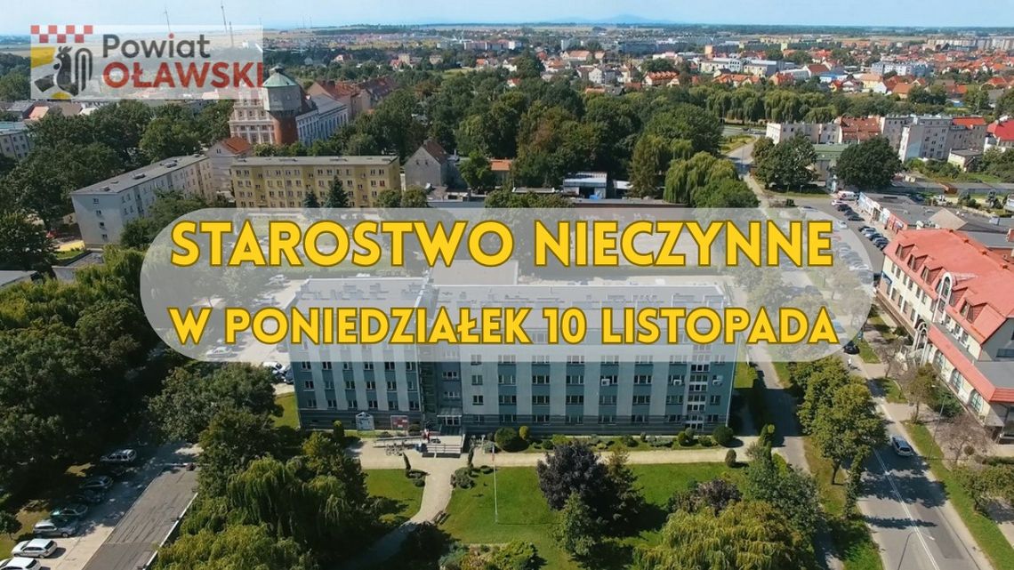 10 listopada nie załatwisz żadnej sprawy w starostwie