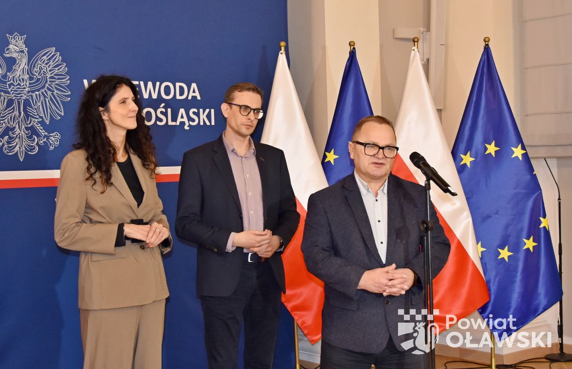 100% dofinansowania dla Powiatu Oławskiego na przebudowę ul.Oławskiej