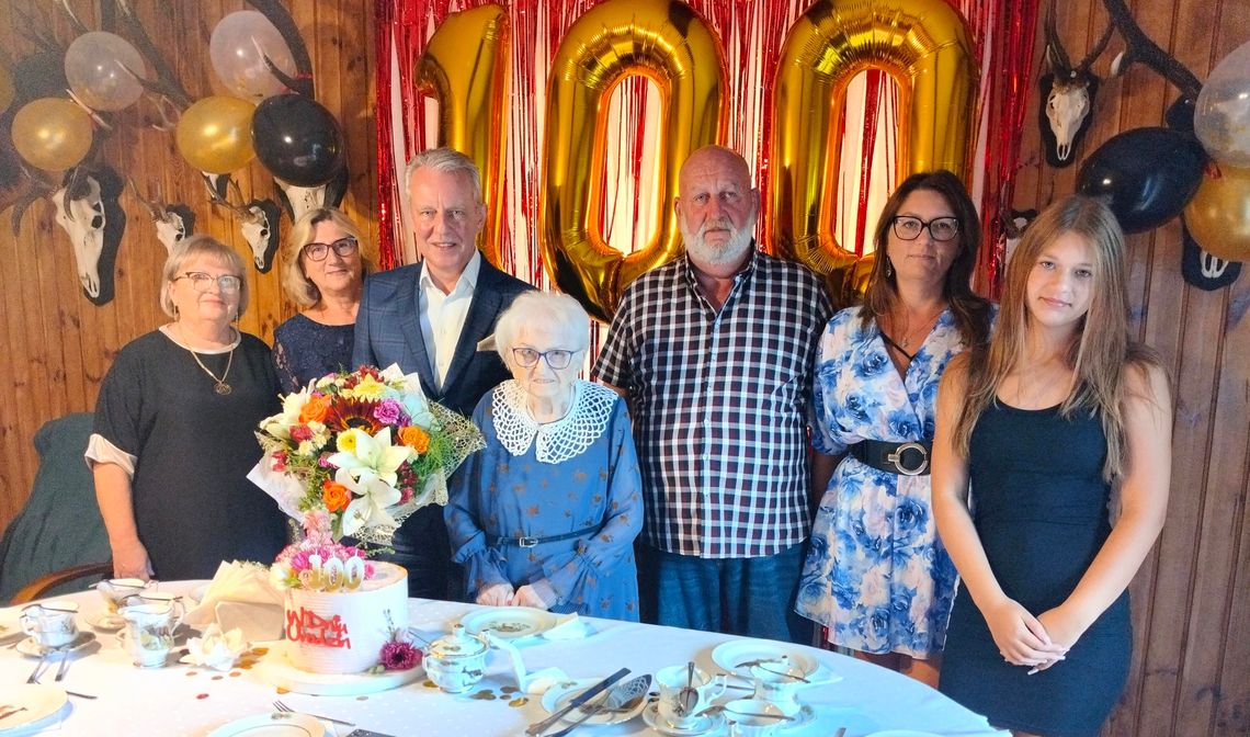 100 lat świętuje dziś pani Anna Sobczak