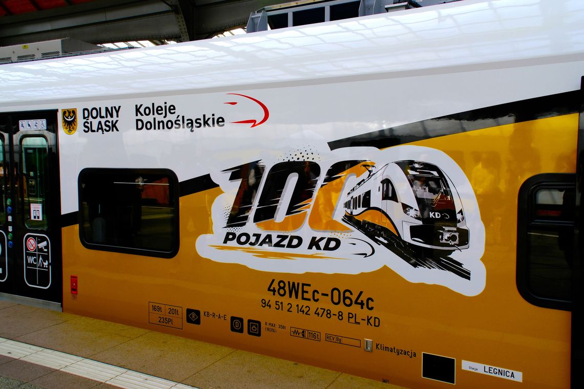 100 pociągów Kolei Dolnośląskich. Kamień milowy dolnośląskiego przewoźnika 100 pociągów Kolei Dolnośląskich. Kamień milowy dolnośląskiego przewoźnika