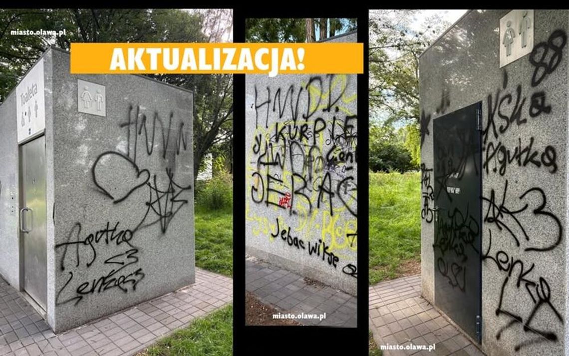 14-latka zdewastowała szalet miejski. Matka zgłosiła się w ostatniej chwili
