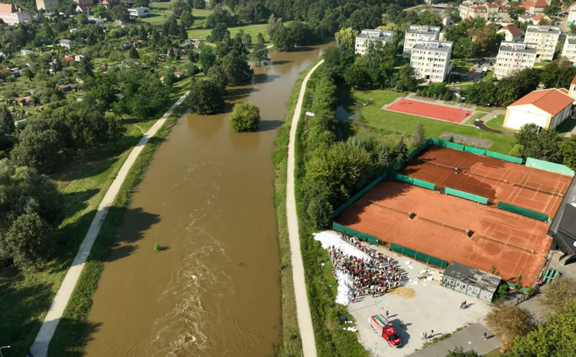 18 września. Rzeki Oława i Odra z lotu ptaka