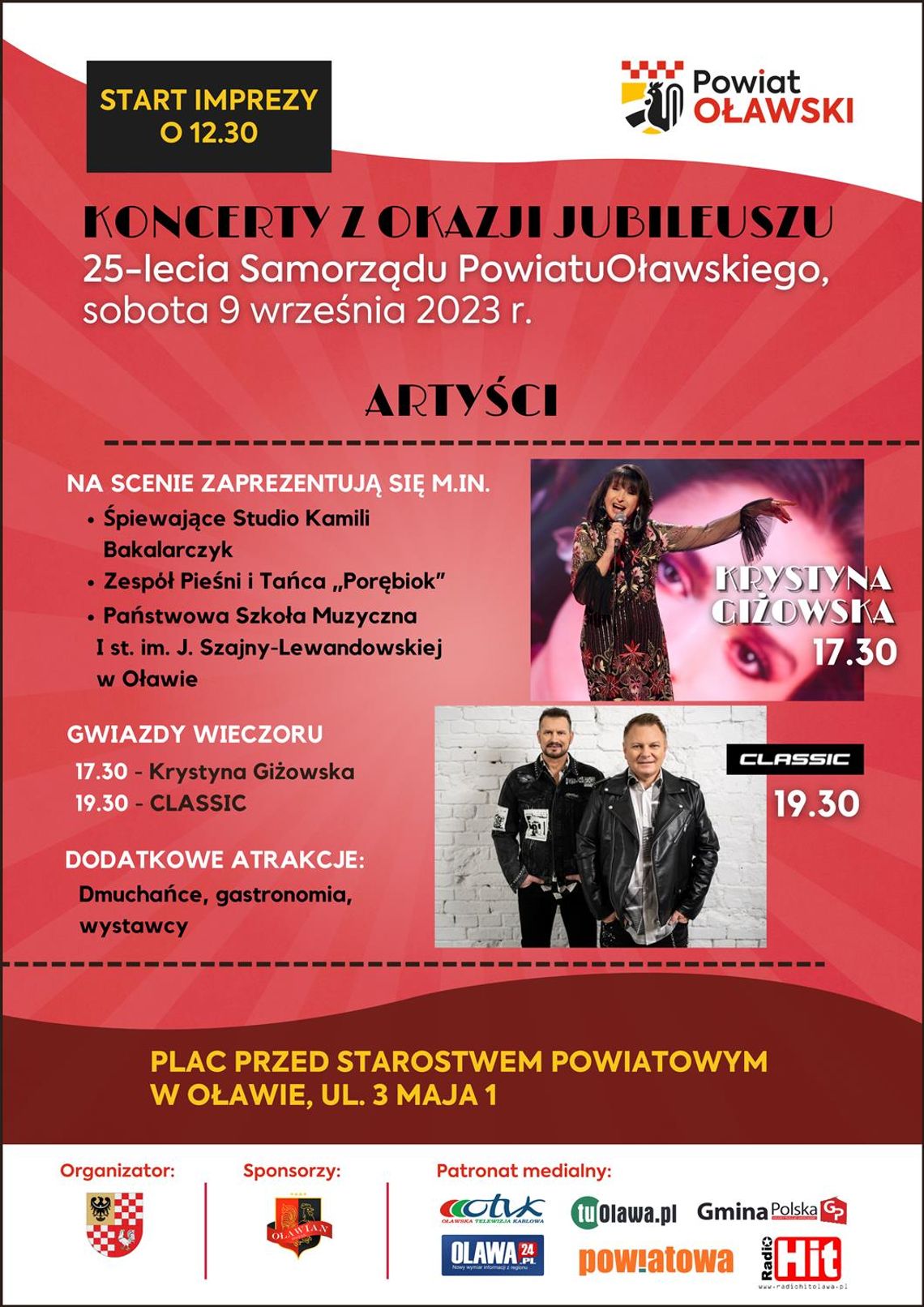 25. URODZINY POWIATU OŁAWSKIEGO. Jakie mamy atrakcje? 25. URODZINY POWIATU OŁAWSKIEGO. Jakie mamy atrakcje?