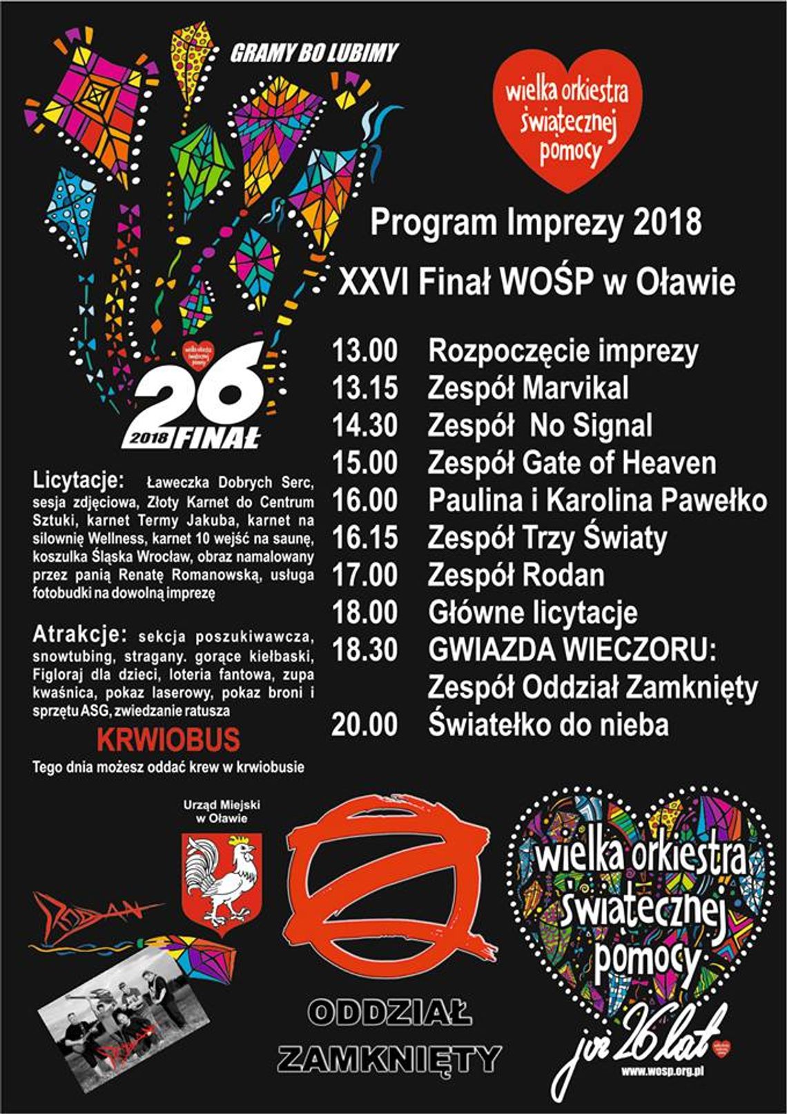 26 finał WOŚP coraz bliżej... 26 finał WOŚP coraz bliżej...