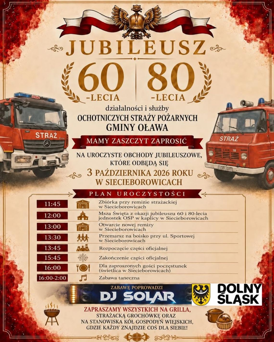 60-lecie OSP w Siecieborowicach 60-lecie OSP w Siecieborowicach