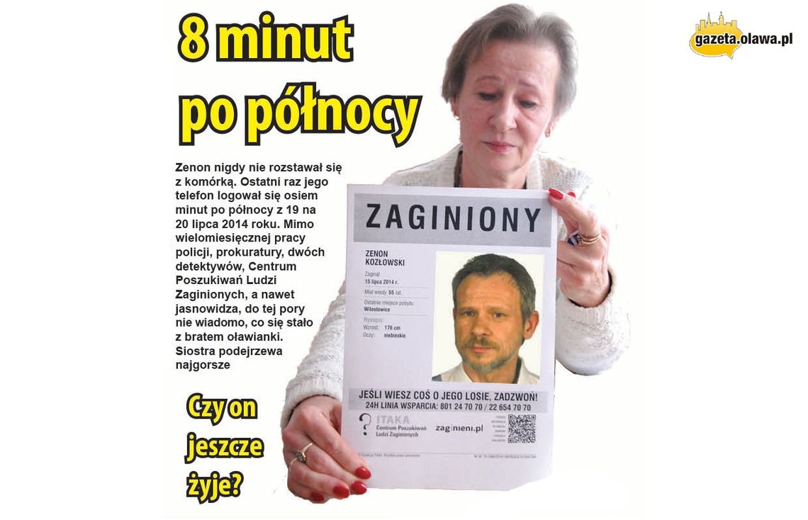 8 minut po północy