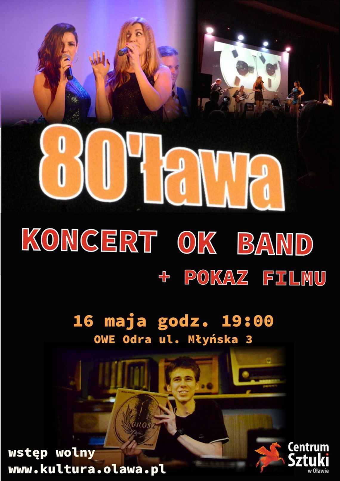 80'ŁAWA i OK BAND - wstęp wolny