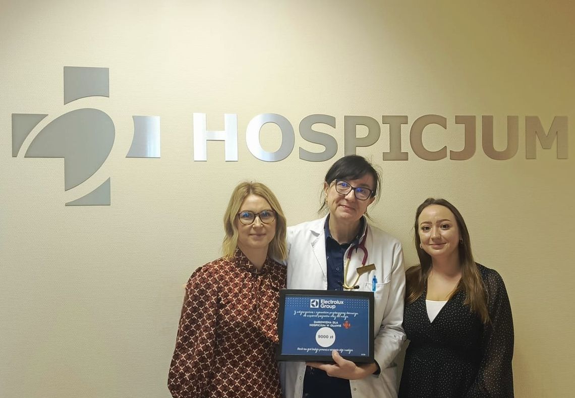 9 tys. zł - wielkie serca pracowników firmy Elektrolux 9 tys. zł - wielkie serca pracowników firmy Elektrolux