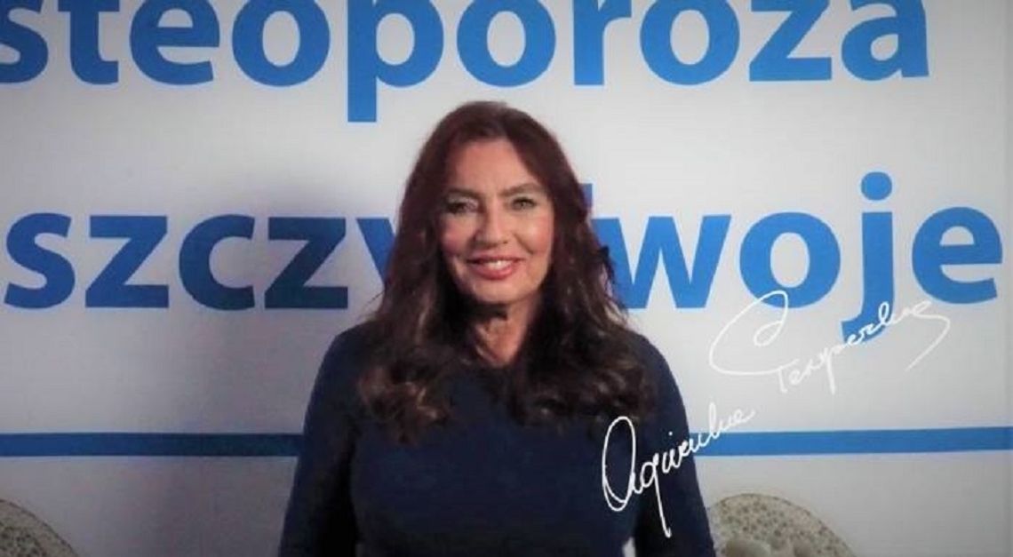 Agnieszka Perepeczko walczy z osteoporozą Agnieszka Perepeczko walczy z osteoporozą