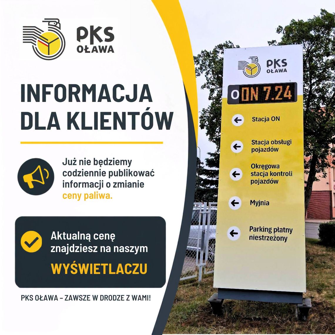 Aktualną cenę w tankomacie zobaczysz teraz na wyświetlaczu Aktualną cenę w tankomacie zobaczysz teraz na wyświetlaczu