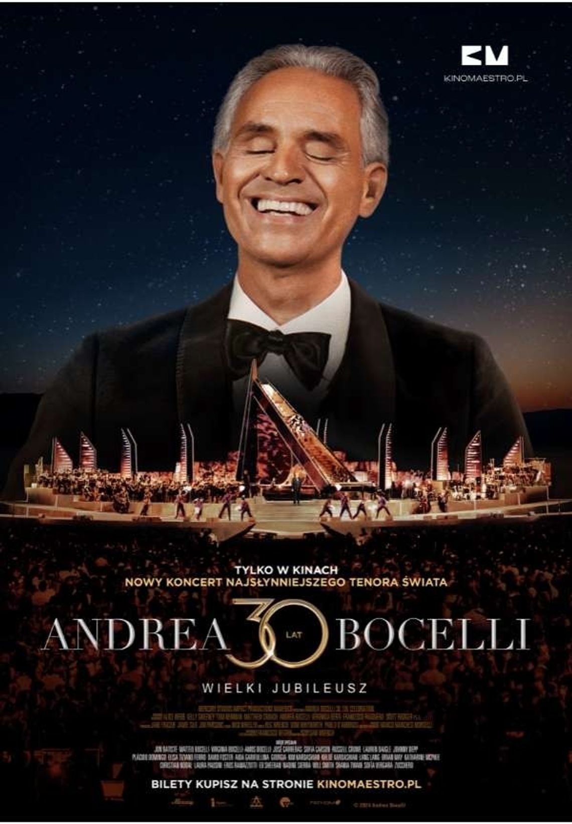 Andrea Bocelli - Kino Odra zaprasza na retransmisję