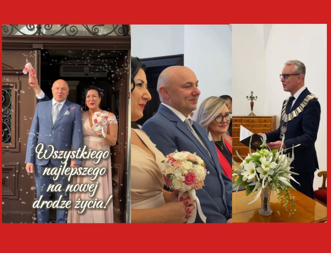 Ania i Mariusz powiedzieli sobie sakramentalne „TAK” Ania i Mariusz powiedzieli sobie sakramentalne „TAK”
