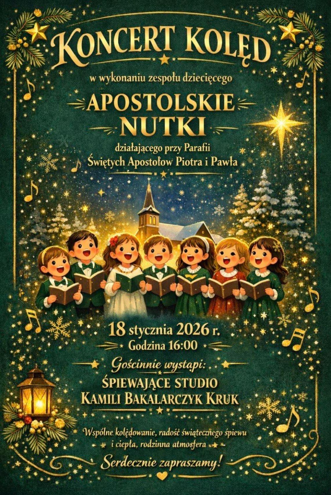 Apostolskie Nutki z kolędami i pastorałkami