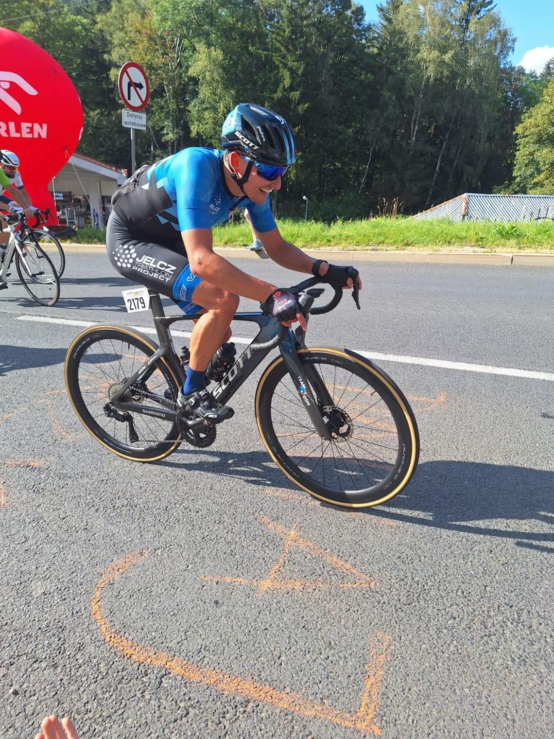 Bartosz na Tour de Pologne amatorów