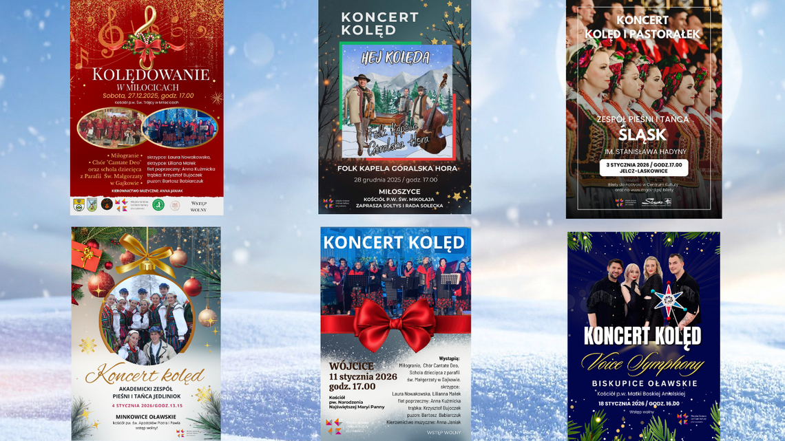 Będą kolędować aż w sześciu miejscowościach Będą kolędować aż w sześciu miejscowościach