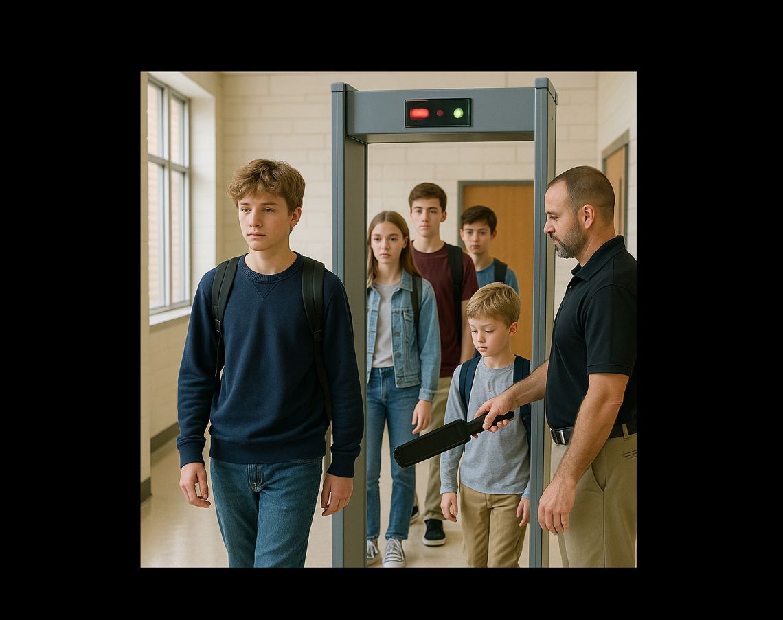 Będą kontrolować uczniów wchodzących do szkoły Będą kontrolować uczniów wchodzących do szkoły