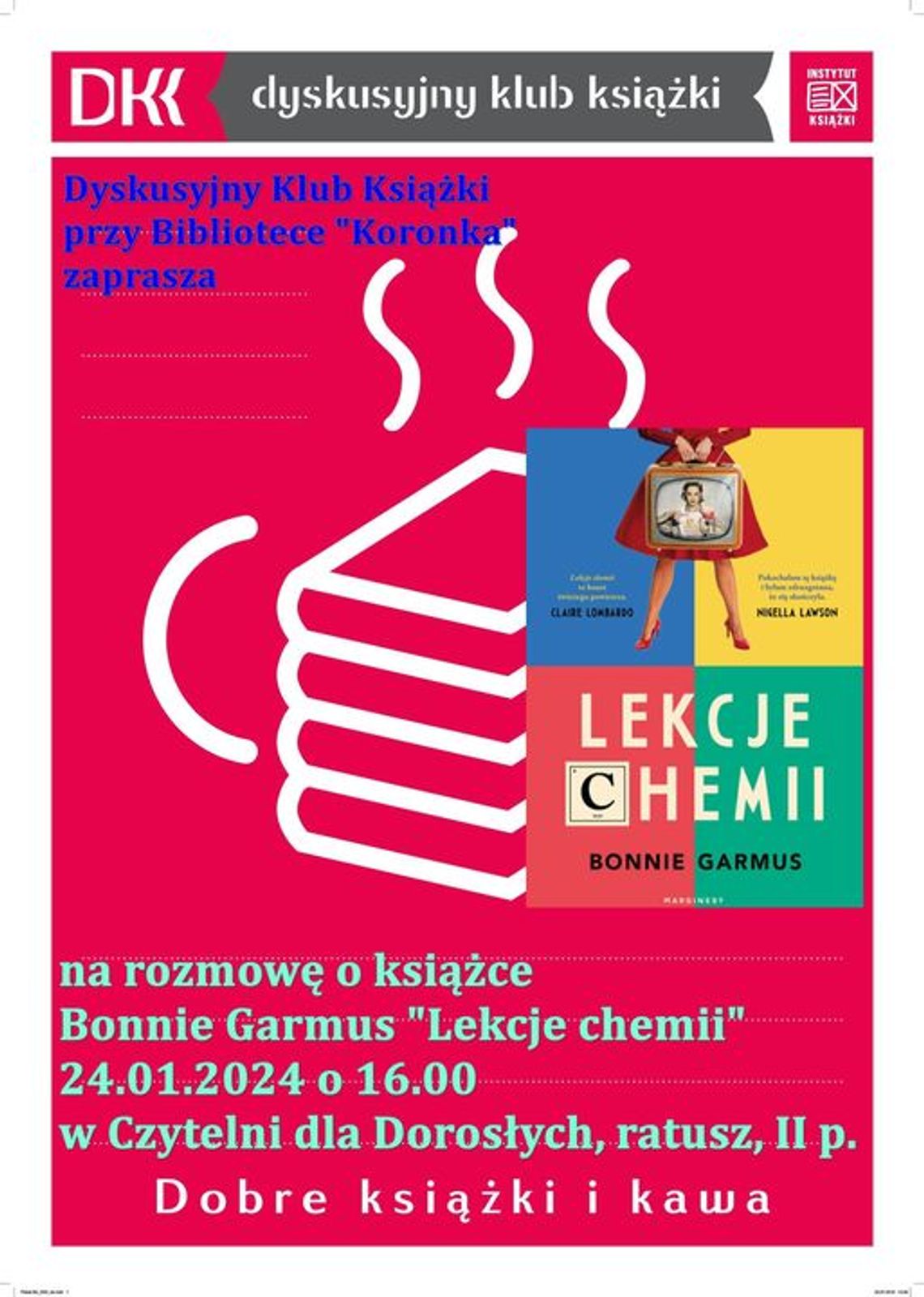 Będą rozmawiać o książkach