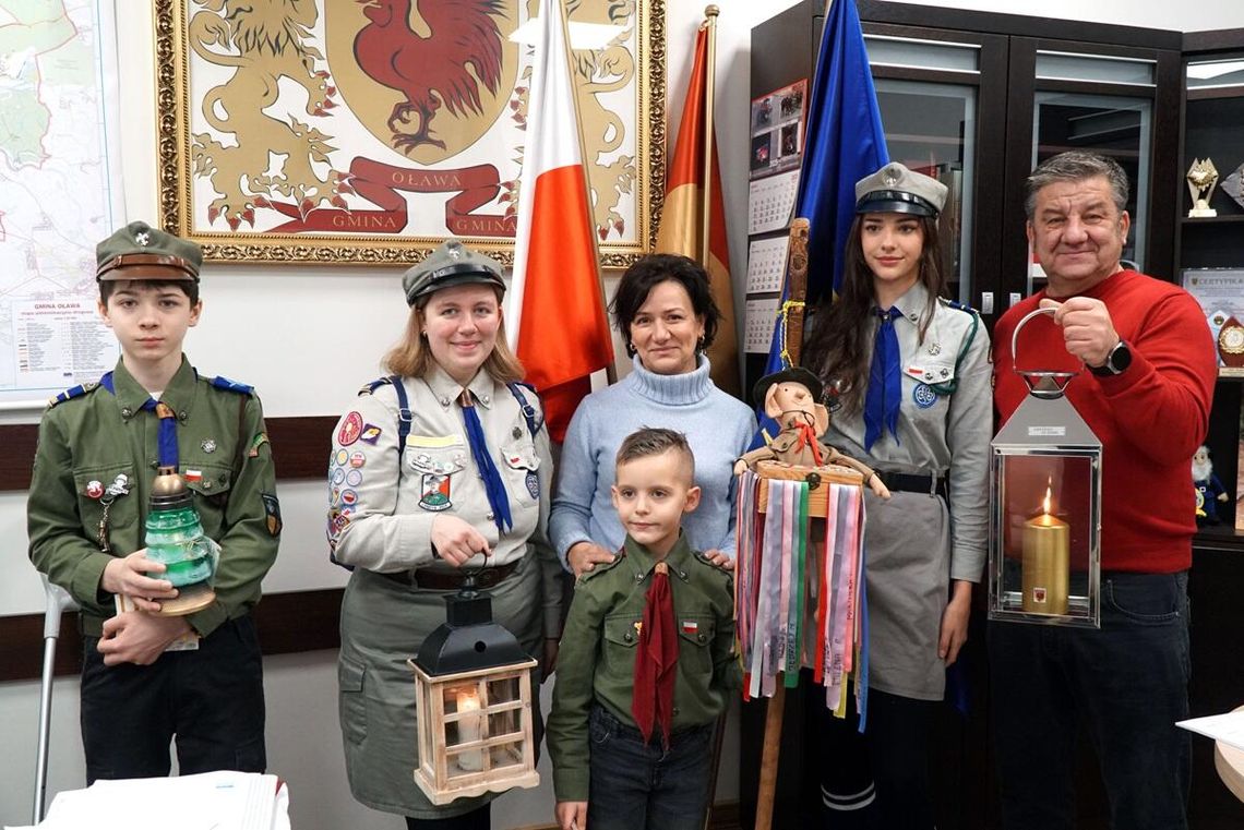 Betlejemskie Światełko Pokoju dotarło do Gminny Oława