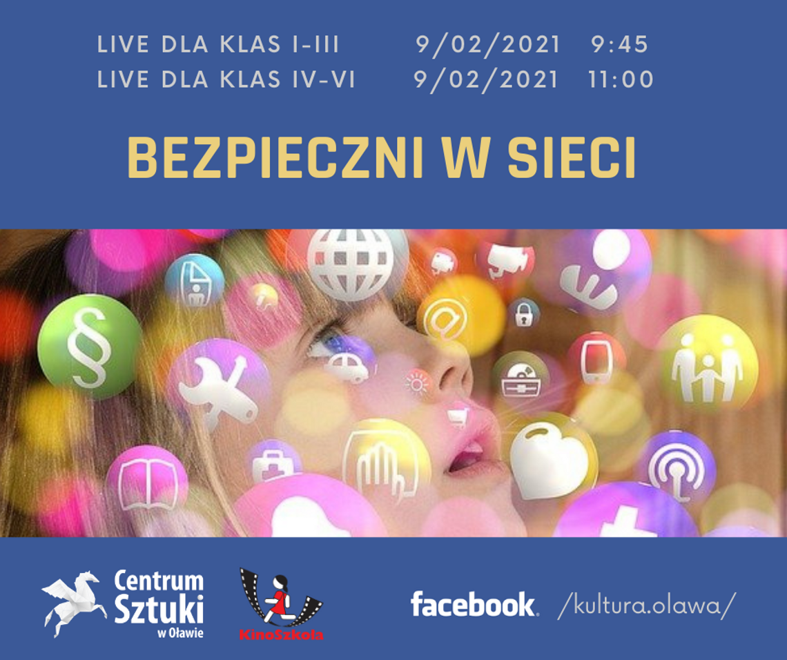 Bezpieczni w sieci – live dla uczniów i nauczycieli