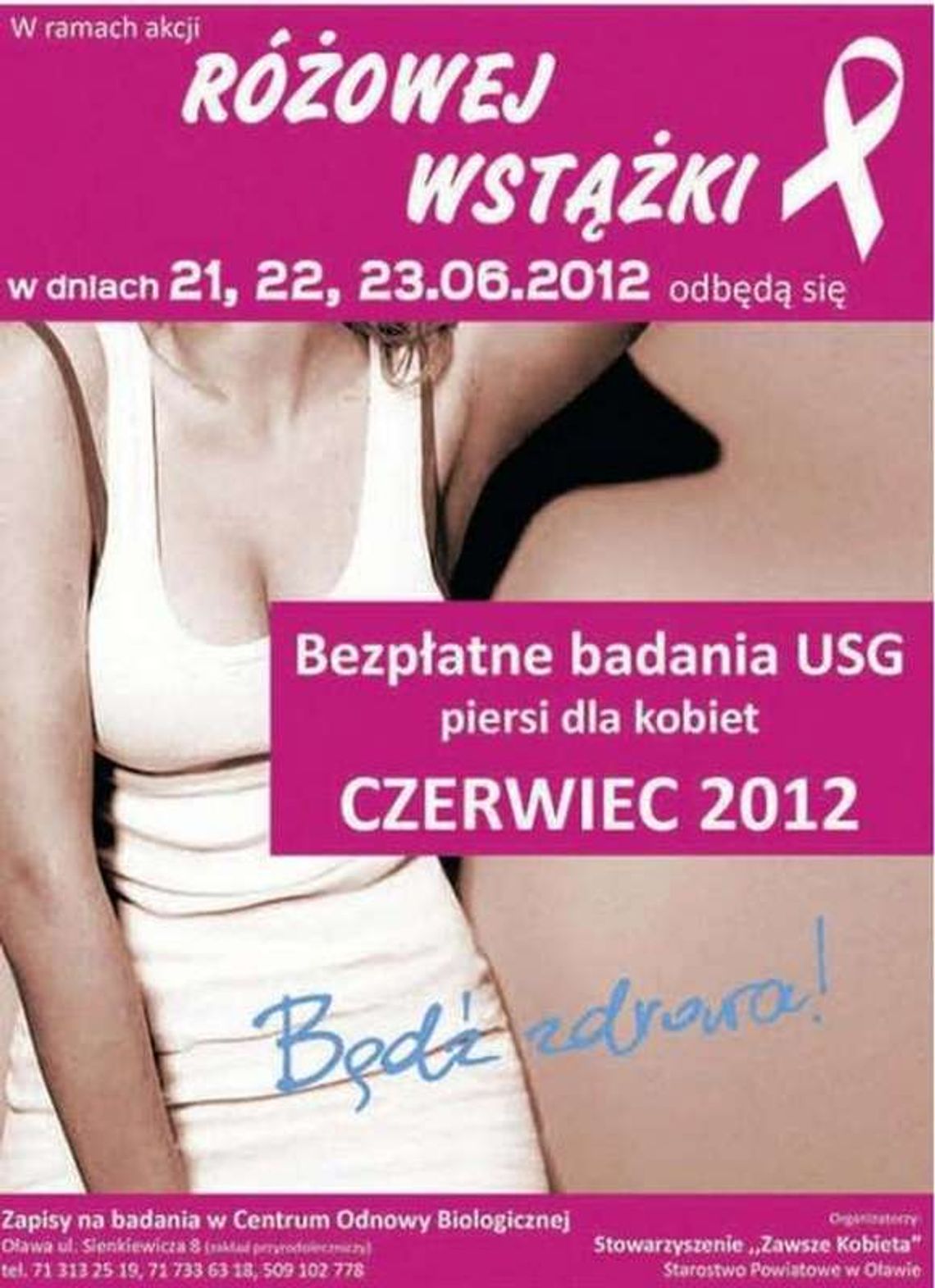 Bezpłatne badania piersi Bezpłatne badania piersi