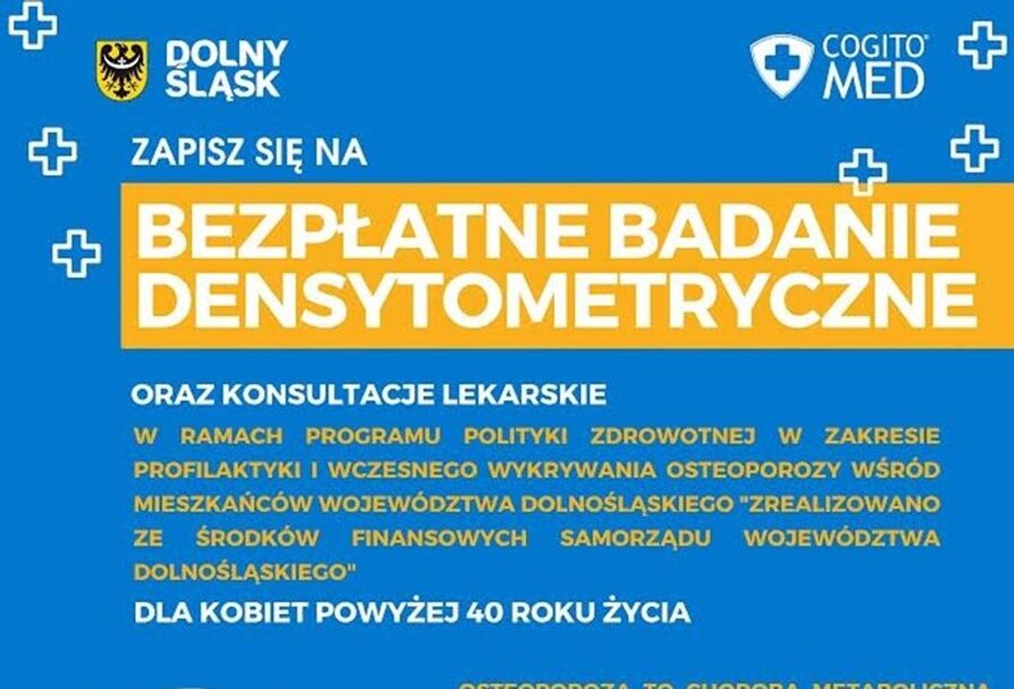 Bezpłatne badania w kierunku osteoporozy – skorzystaj z okazji!