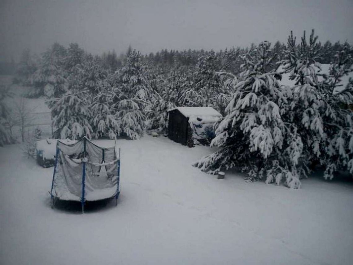 Białe święta w powiecie