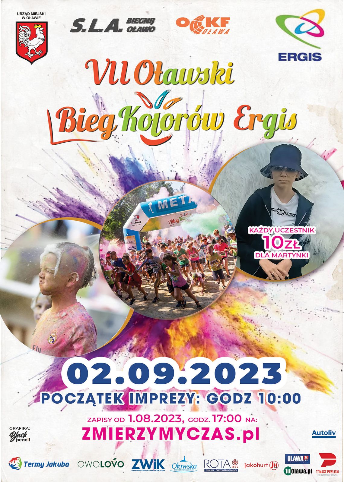 Bieg Kolorów - pamiętajcie o zapisach