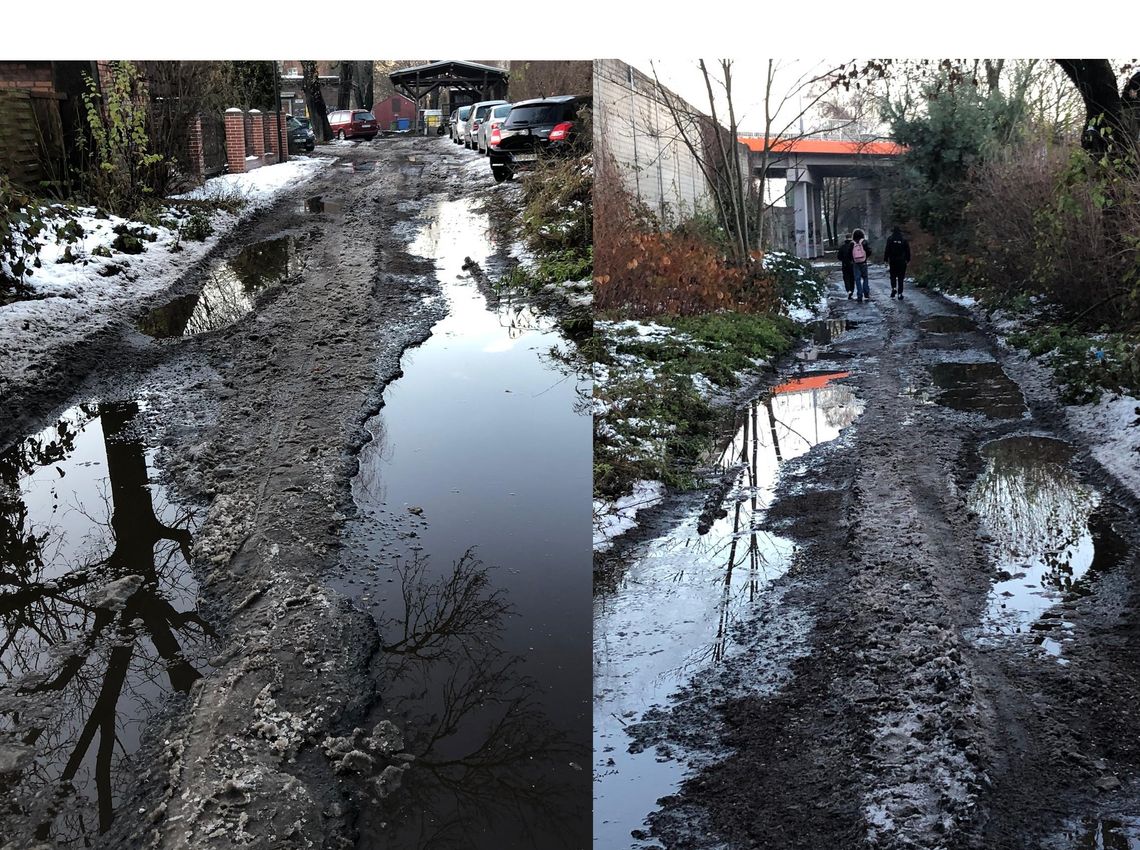 Błoto, błoto! Na Cichej bez zmian, choć jest promyk nadziei...