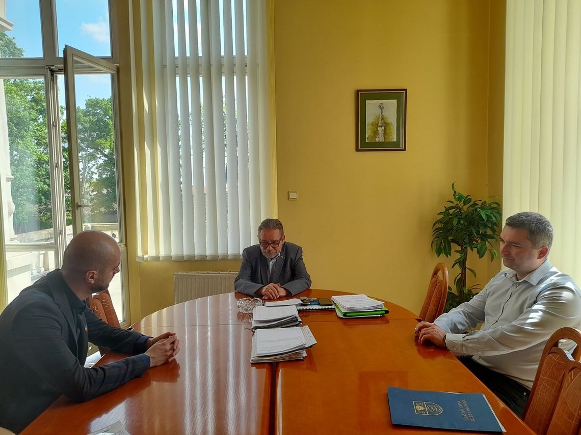 Bogdan Szczęśniak spotkał się z prezesem Fundacji Ukraina Artem Zozulia