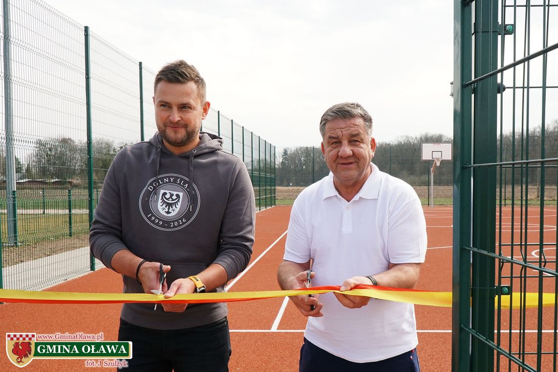 Boisko i korty w Bystrzycy już gotowe