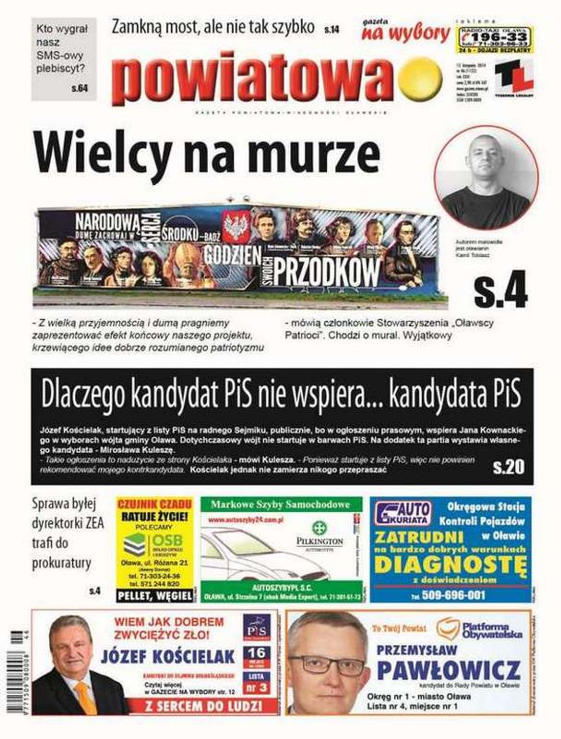 Brakuje gazety w Jelczu-Laskowicach Brakuje gazety w Jelczu-Laskowicach