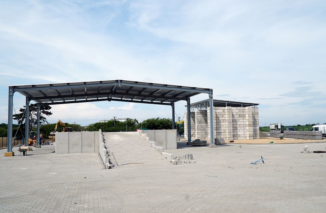 Budowa gminnego PSZOKu na finiszu Budowa gminnego PSZOKu na finiszu