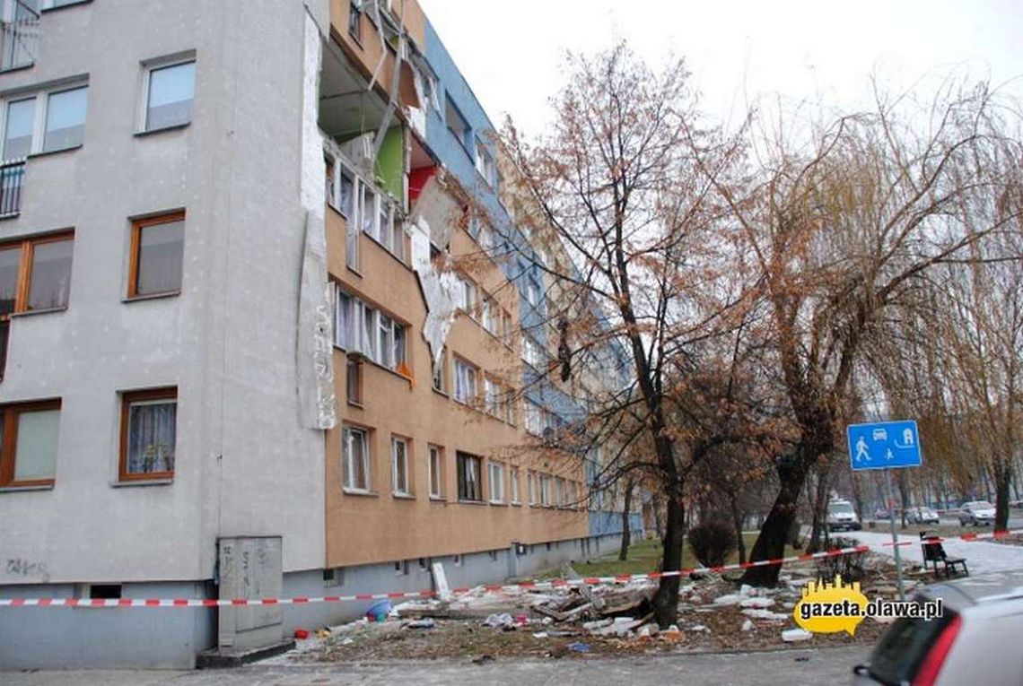 Budynek po wybuchu. Jest wynik ekspertyzy Budynek po wybuchu. Jest wynik ekspertyzy