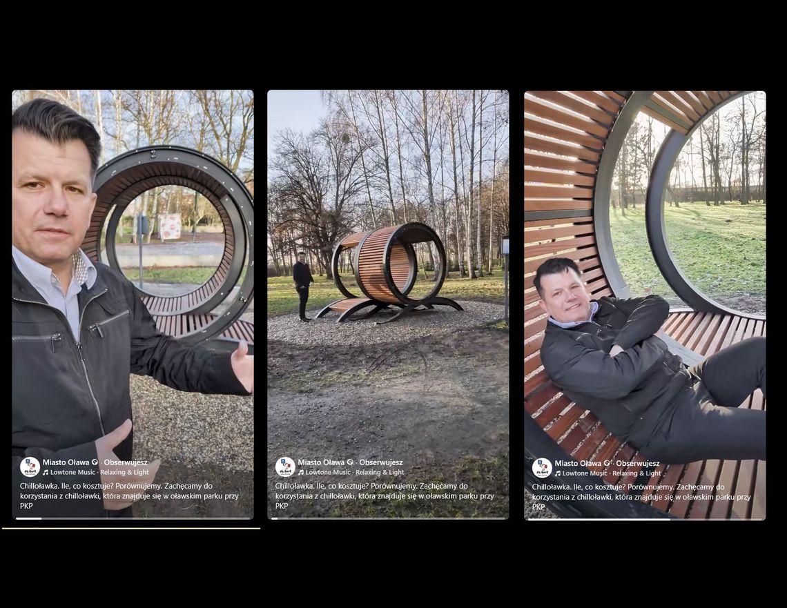 Burmistrz Oławy broni ławki za 120 tys. zł. Przekonuje? Burmistrz Oławy broni ławki za 120 tys. zł. Przekonuje?