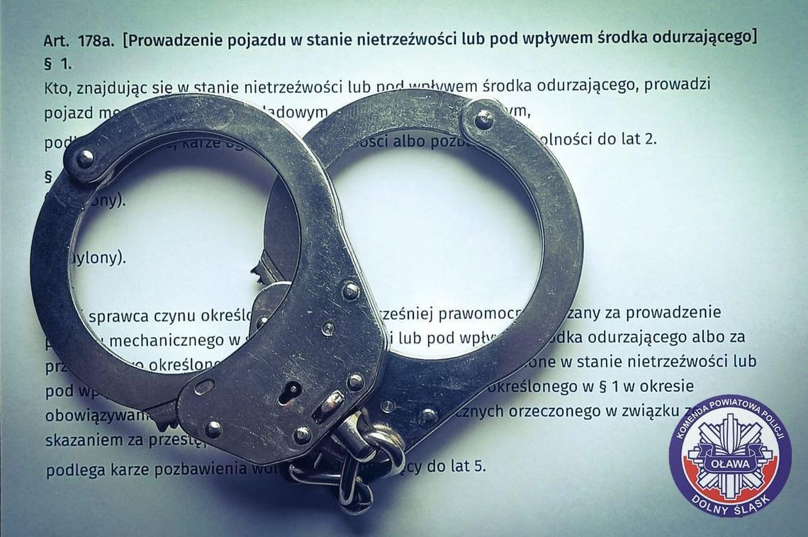 Był nietrzeźwy, miał zakaz prowadzenia pojazdów, a jednak kierował skodą