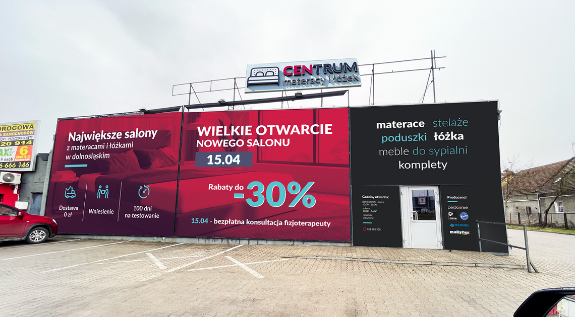 CENTRUM MATERACY I ŁÓŻEK otwiera salon w Oławie