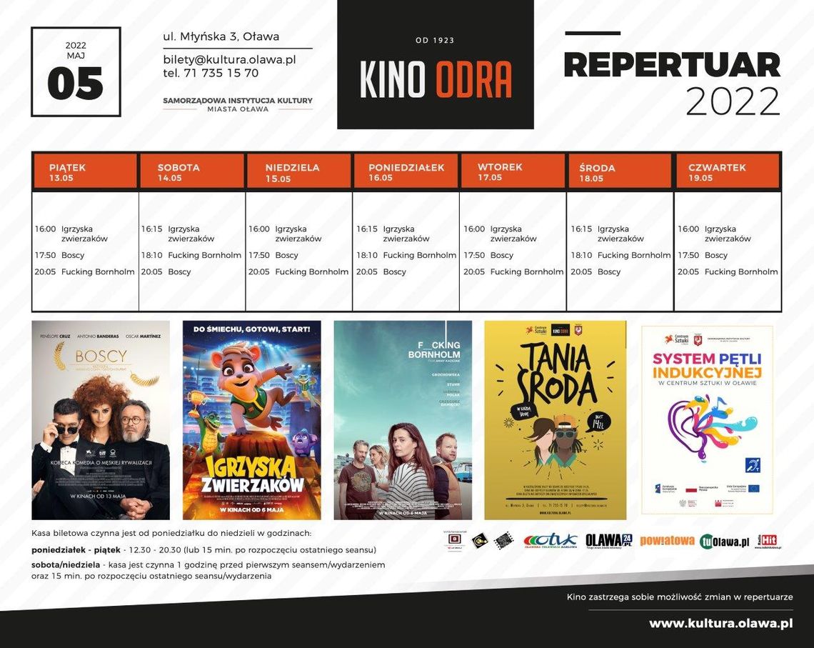 Co w kinie Odra? Najnowszy repertuar