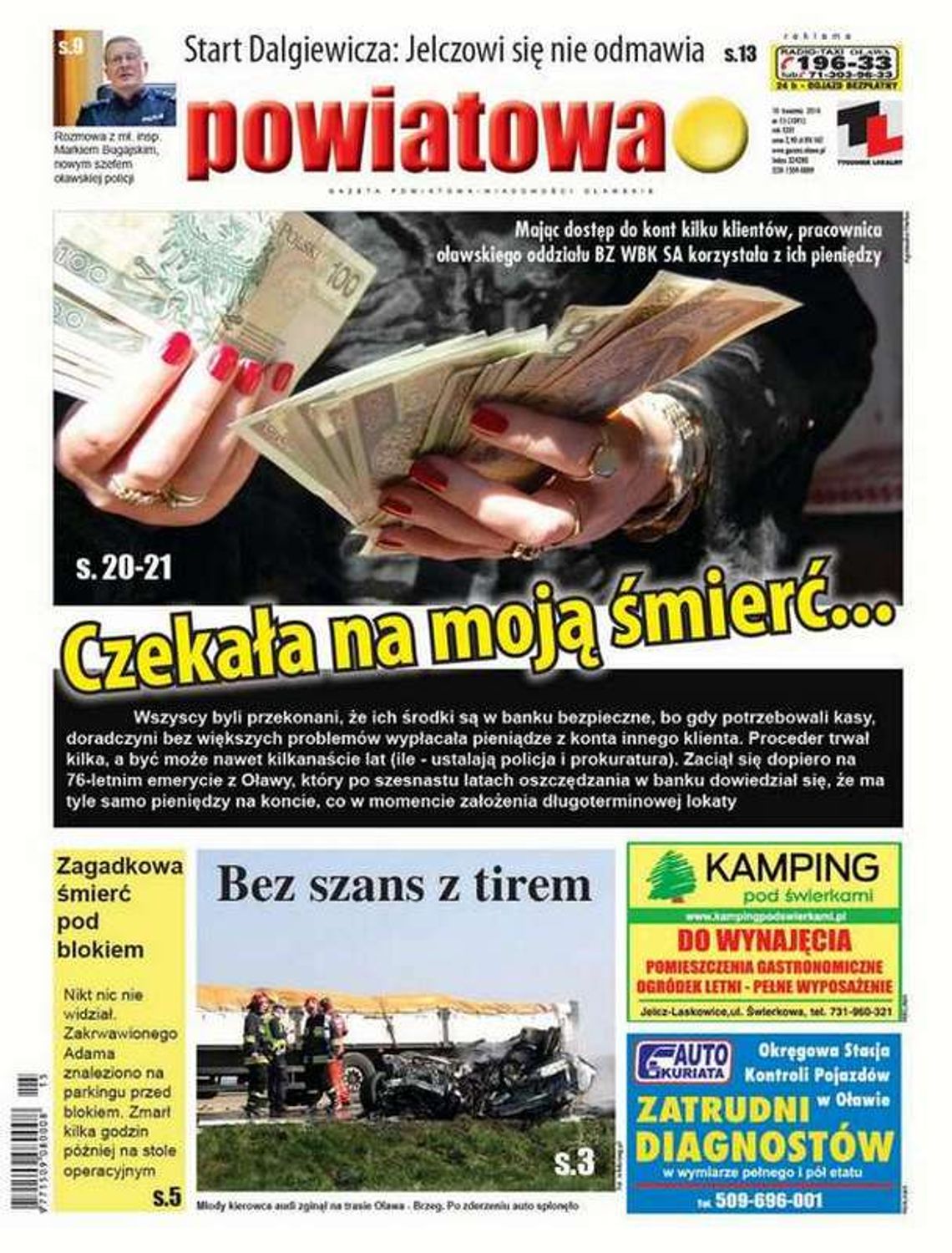 Czekała na moją śmierć... Czekała na moją śmierć...