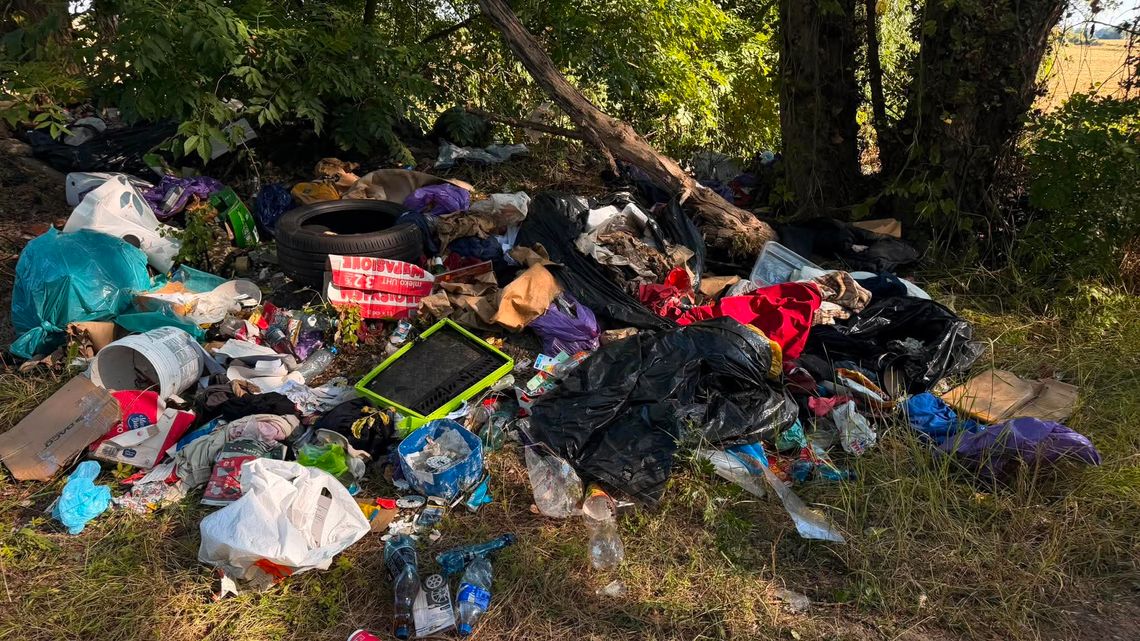 CZERWONA KARTKA dla właściciela tych śmieci