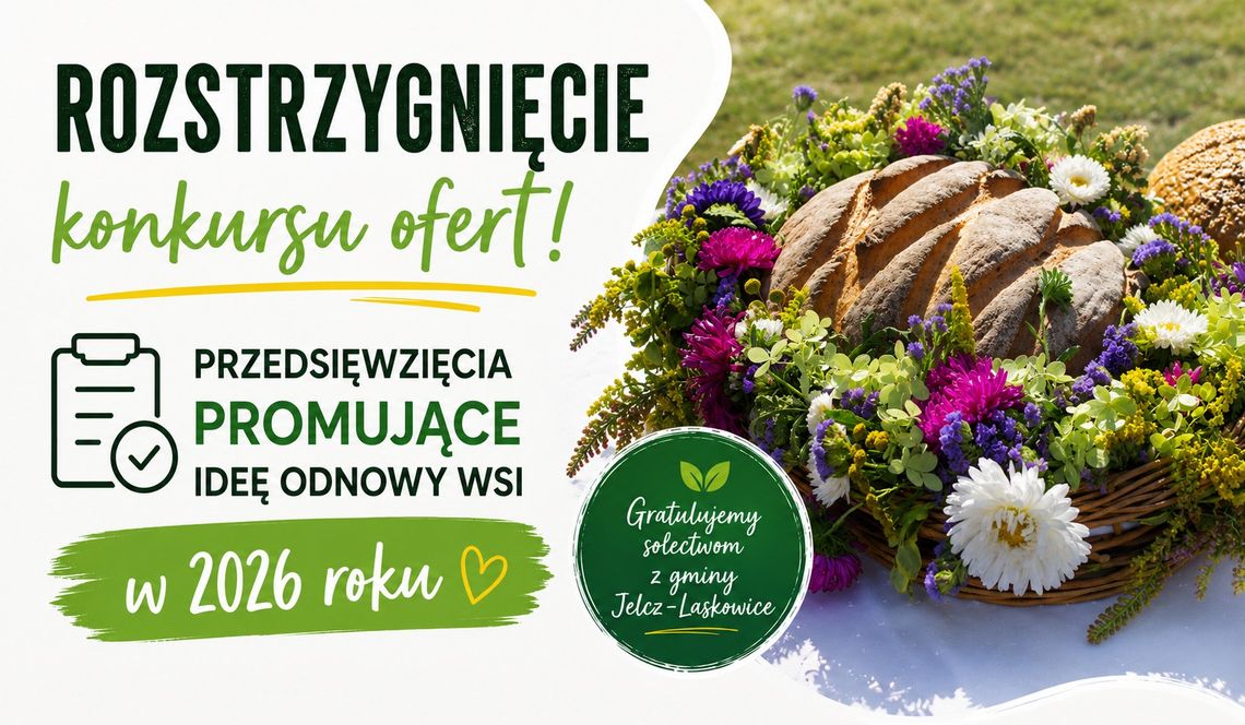 Cztery projekty z gminy Jelcz-Laskowice otrzymają dotacje