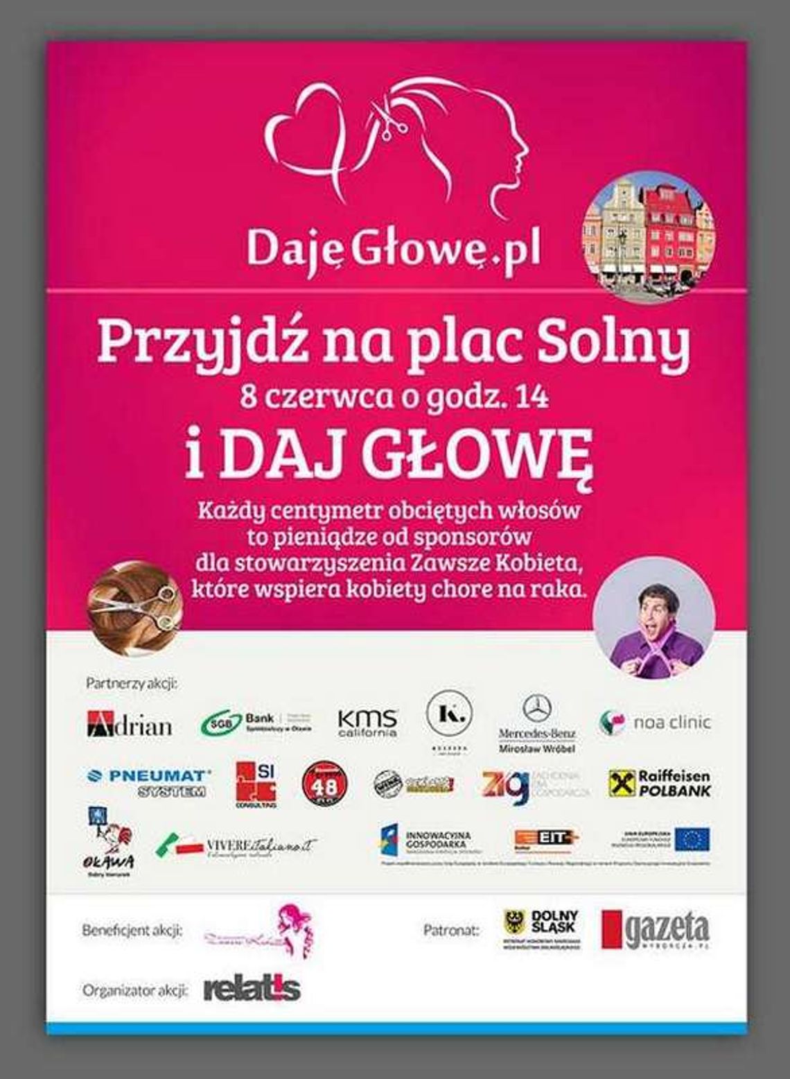 Daj głowę dla chorych na raka!