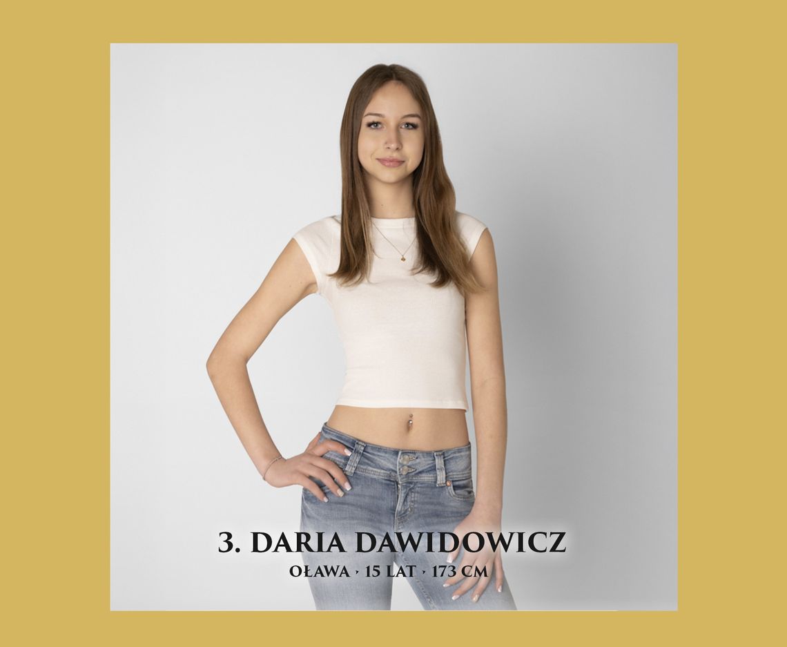 Daria z Oławy w finale Polska Miss Nastolatek Woj. Dolnośląskiego 2026!
