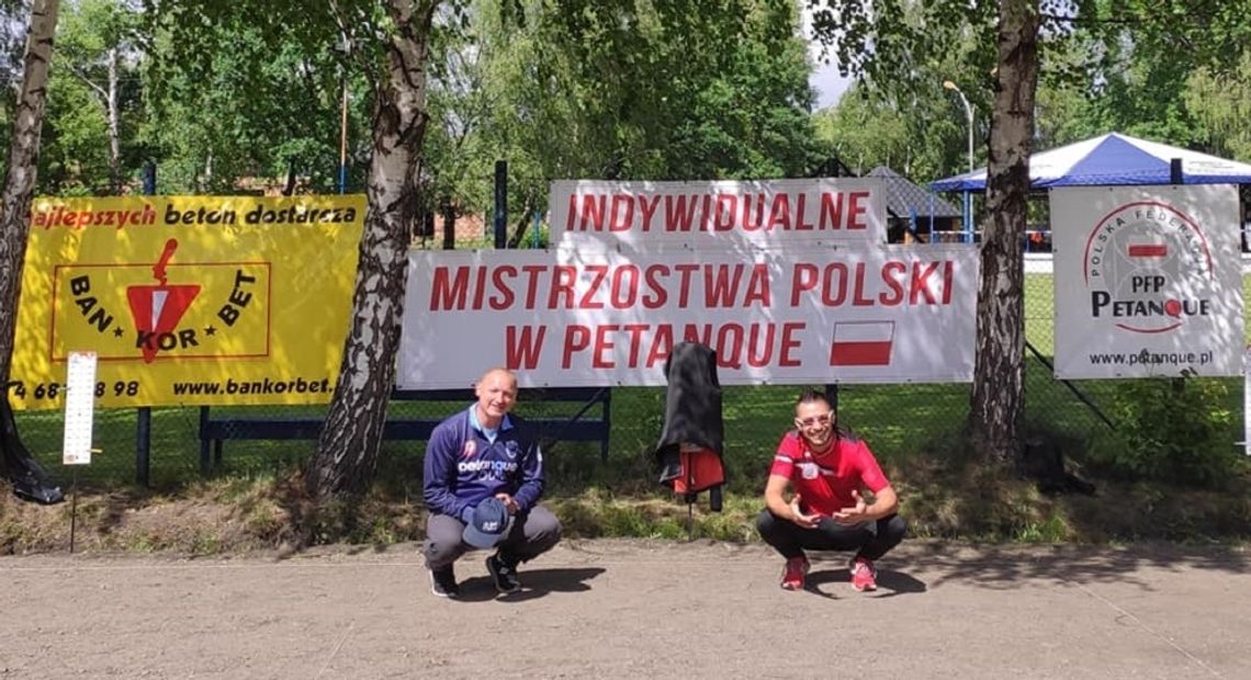 Dariusz i Rafał na mistrzostwach w boule