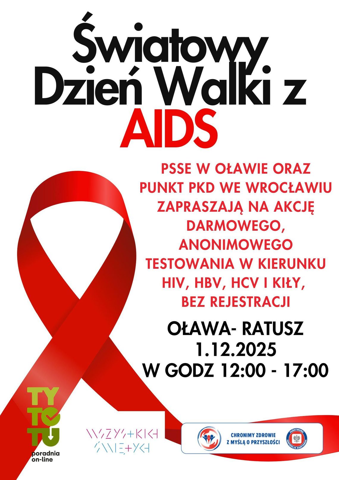 Darmowe i anonimowe testy na HIV, HBV, HCV i kiłę Darmowe i anonimowe testy na HIV, HBV, HCV i kiłę